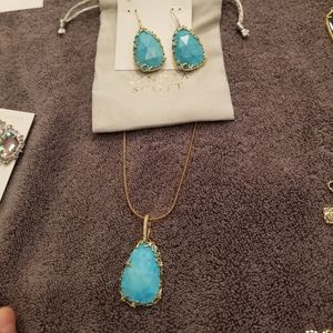 Kendra Scott Luxe Turquoise Vintage SET